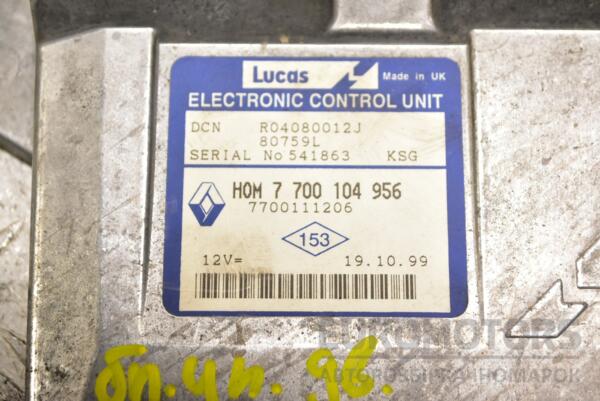 Блок управління двигуном комплект Renault Kangoo 1.9D 1998-2008 7700104956 345969 - 2