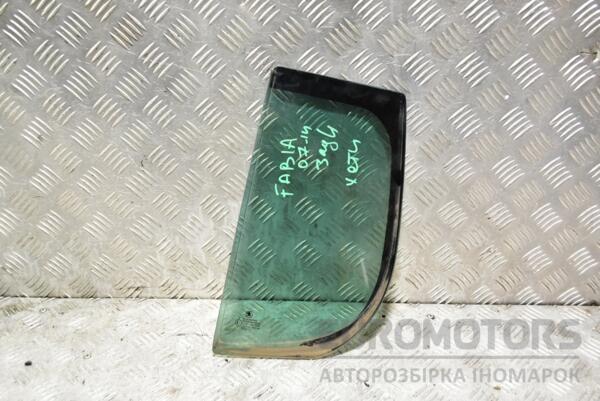 Стекло двери заднее левое треугольное Skoda Fabia 2007-2014 347540 euromotors.com.ua