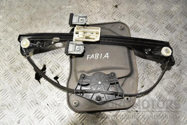 Стеклоподъемник передний левый электр 14 пинов Skoda Fabia 2007-2014 5J1837401G 348721 - 2