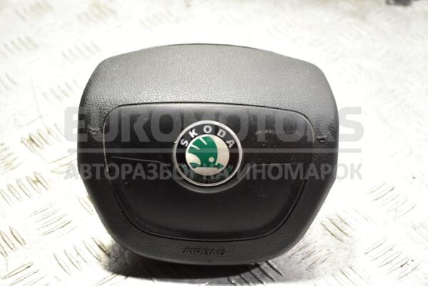 Подушка безопасности руль Airbag Skoda Fabia 2007-2014 5J0880201H 349552 euromotors.com.ua
