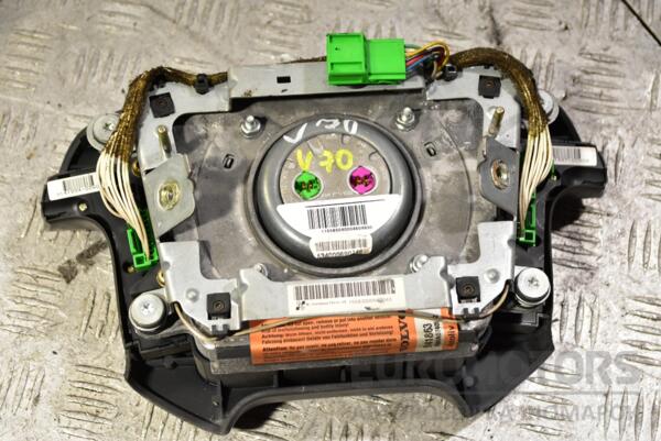 Подушка безопасности водительская руль Airbag Volvo V70 2001-2006 9141863 349665 - 2