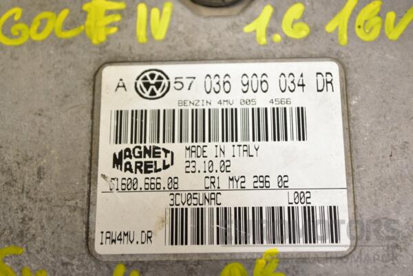 Блок керування двигуном VW Golf 1.6 16V (IV) 1997-2003 036906034DR 349994 - 2