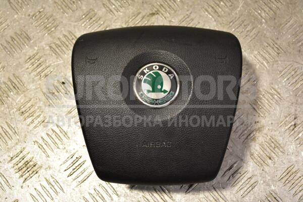 Подушка безпеки кермо Airbag Skoda Fabia 2007-2014 5J0880201B 351886 euromotors.com.ua