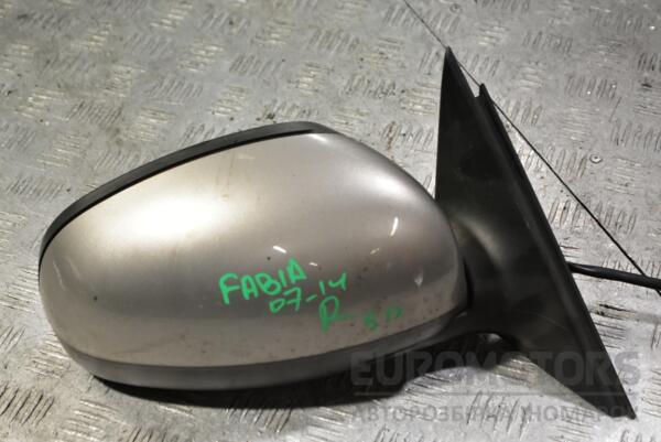 Дзеркало праве електр 5 пинов Skoda Fabia 2007-2014 5J1857502BF 353168 - 2