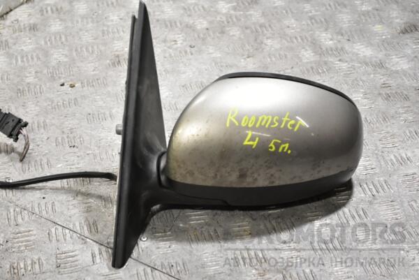 Зеркало левое электр 5 пинов Skoda Roomster 2006-2015 353220 - 2