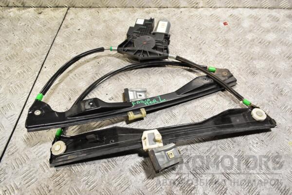 Стеклоподъемник передний левый электр 14 пинов Skoda Fabia 1999-2007 6Y1959801A 353930 - 2