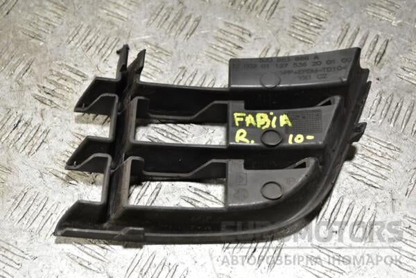 Решітка переднього бампера права 10- Skoda Fabia 2007-2014 5J0853666A 356182 - 2