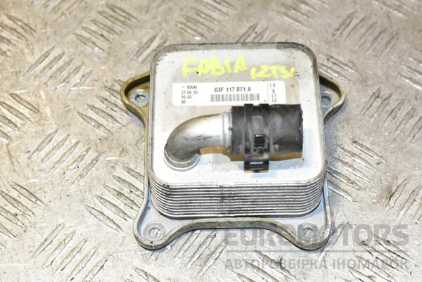 Теплообменник (Радиатор масляный) Skoda Fabia 1.2tsi 2007-2014 03F117021A 356724 euromotors.com.ua