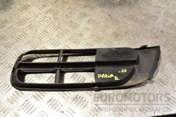 Решітка переднього бампера права -10 Skoda Fabia 2007-2014 5J0807368 356888 - 2