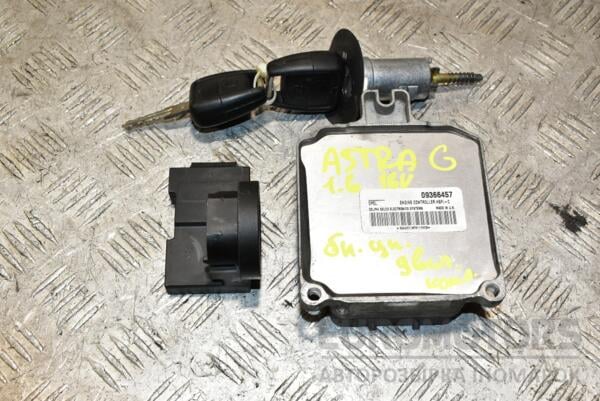 Блок управления двигателем комплект Opel Astra 1.6 16V (G) 1998-2005 09366457 356971 euromotors.com.ua