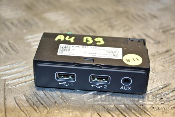 Роз'єм AUX USB Audi A4 (B9) 2015-2023 8W0035736 357636 euromotors.com.ua