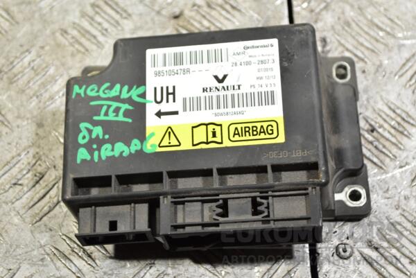 Блок управления Airbag Renault Megane (III) 2009-2016 985105478R 357968 euromotors.com.ua