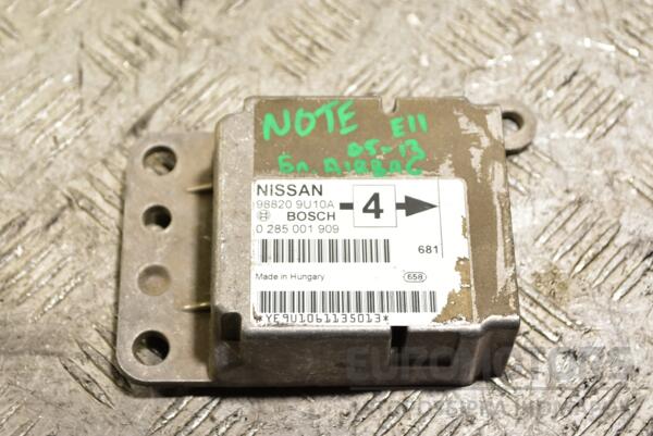 Блок управління AIRBAG Nissan Note (E11) 2005-2013 988209U10A 357969 euromotors.com.ua
