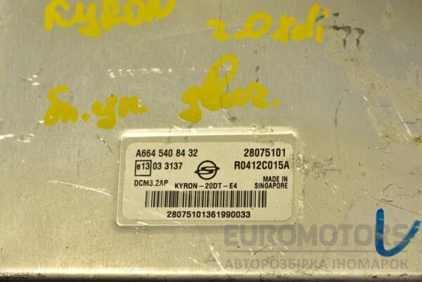 Блок управления двигателем SsangYong Kyron 2.0Xdi 2005-2015 A6645408432 358376 - 2