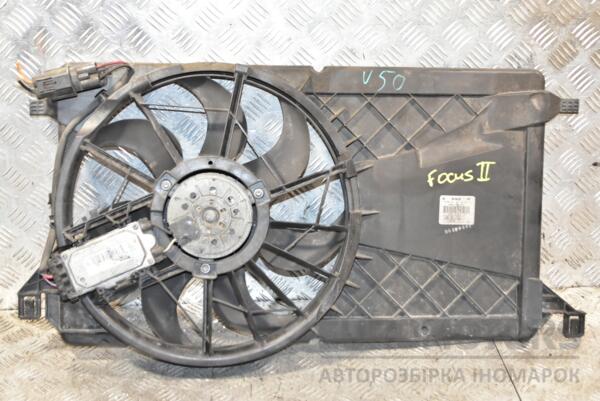 Вентилятор радіатора 7 лопатей в зборі з дифузором Ford Focus (II) 2004-2011 3M5H8C607RJ 359965 - 2
