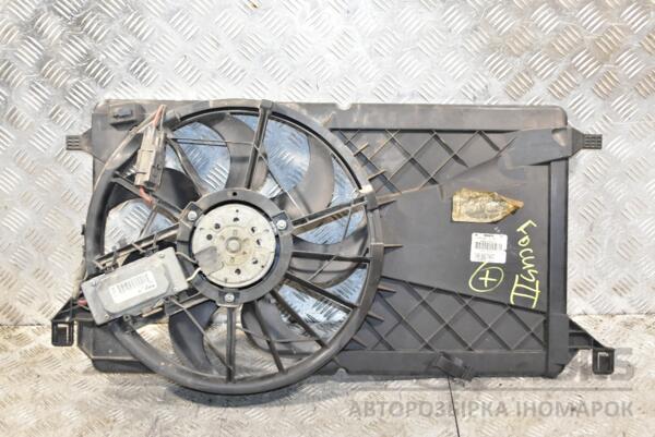 Вентилятор радиатора 7 лопастей в сборе с диффузором Ford Focus (II) 2004-2011 3M5H8C607RG 359967 - 2