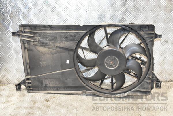 Вентилятор радіатора 7 лопатей в зборі з дифузором Ford Focus (II) 2004-2011 3M5H8C607RJ 360021 euromotors.com.ua