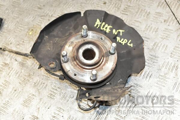 Поворотний кулак лівий з ABS в зборі ступиця Hyundai Accent 2006-2010 360332 euromotors.com.ua