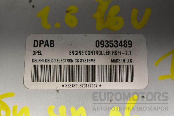 Блок управления двигателем комплект Opel Astra 1.6 16V (G) 1998-2005 09353489 360539 - 2