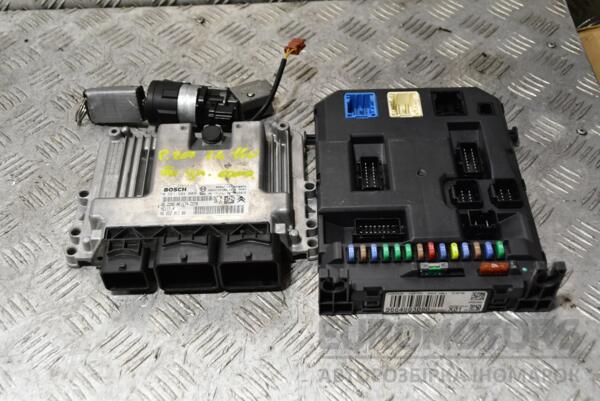 Блок управления двигателем комплект Peugeot 207 1.6 16V 2006-2013 9665291180 360545 euromotors.com.ua
