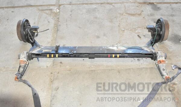 Балка задня в зборі під барабани під ABS 4-х торсійна. Renault Kangoo 1998-2008 360649 - 2