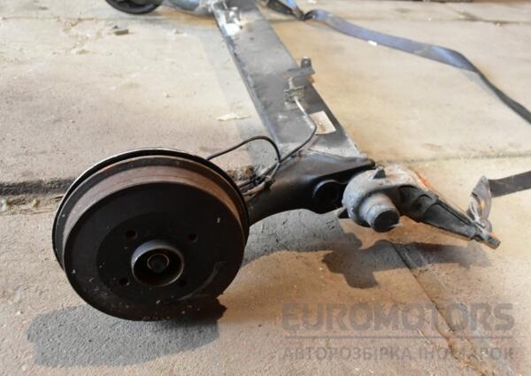 Балка задня в зборі під барабани під ABS 4-х торсійна. Renault Kangoo 1998-2008 360649 - 3
