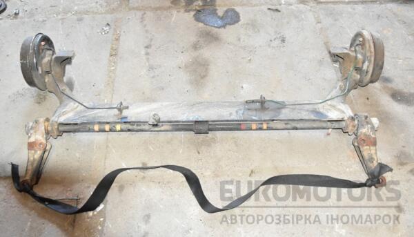 Балка задня в зборі під барабани без ABS 4-х торсіонна Renault Kangoo 1998-2008 360653 - 2