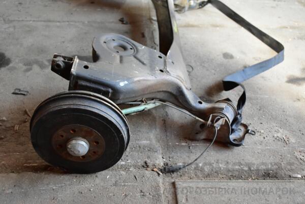 Балка задняя в сборе под барабаны с ABS Fiat Fiorino 2008 1353699080 360657 - 3