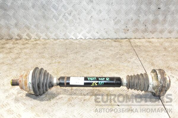 Піввісь передня права (36 / 0шл) без ABS (Привід) Skoda Yeti 2009 1K0407272JF 361201 euromotors.com.ua
