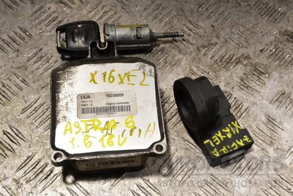 Блок управління двигуном комплект Opel Astra 1.6 16V (G) 1998-2005 16250009 362019 euromotors.com.ua
