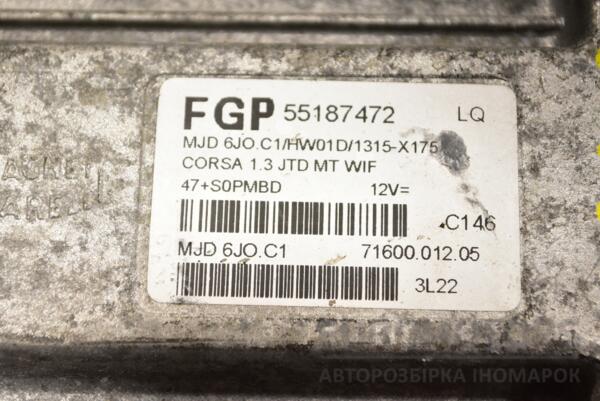 Блок управления двигателем комплект Opel Corsa 1.3cdti (C) 2000-2006 55187472 362040 - 2