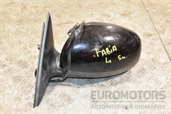 Зеркало левое электр 5 пинов Skoda Fabia 2007-2014 362080 - 2