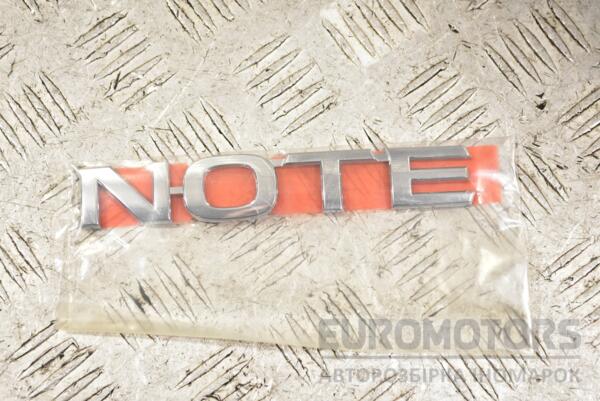 Емблема NOTE (нова) Nissan Note (E12) 2013-2017 908923VA0A 362386-01 euromotors.com.ua