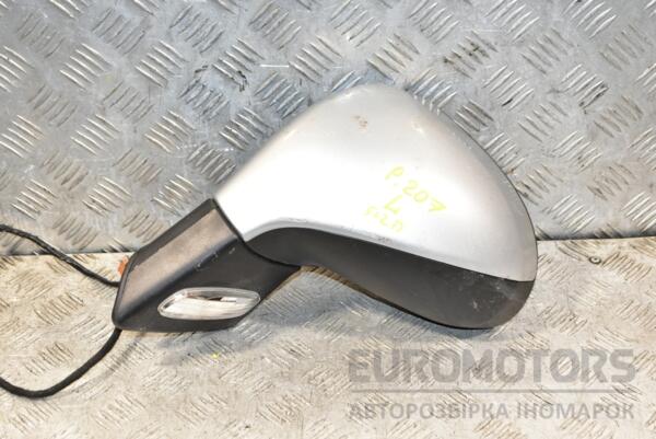 Зеркало левое электр 2 фишки 5+2пина Peugeot 207 2006-2013 96806498XT 362884 - 2