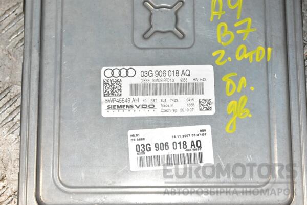 Блок керування двигуном Audi A4 2.0tdi (B7) 2004-2007 03G906018AQ 363046 - 2