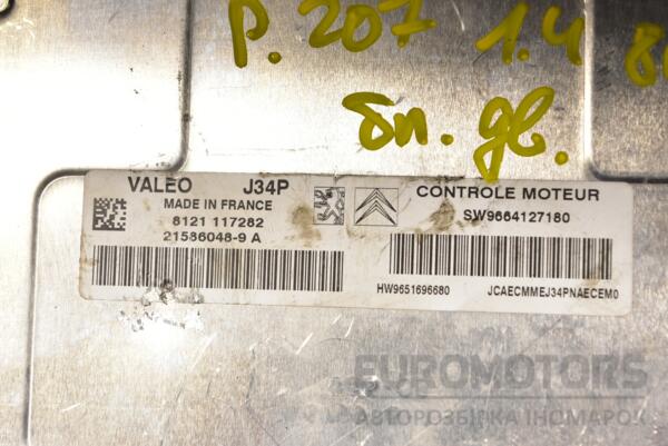 Блок управления двигателем Peugeot 207 1.4 8V 2006-2013 9664127180 363060 - 2