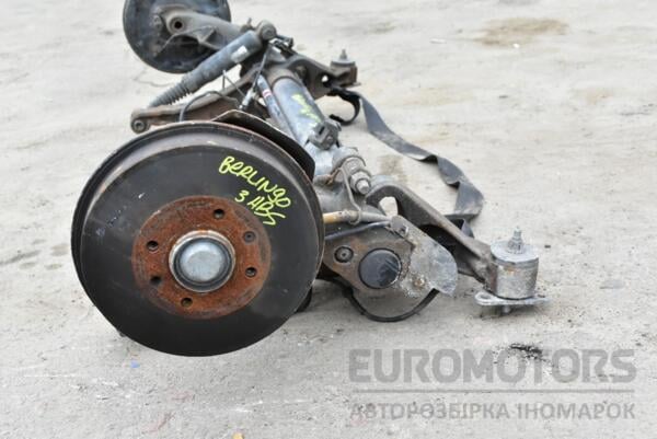 Балка задня в зборі під барабани з ABS Citroen Berlingo 1996-2008 363342 - 3