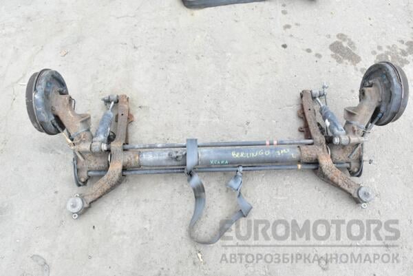 Балка задняя в сборе под барабаны с ABS Citroen Berlingo 1996-2008 363346 euromotors.com.ua