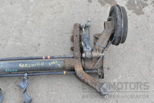 Балка задня в зборі під барабани з ABS Citroen Berlingo 1996-2008 363346 - 2
