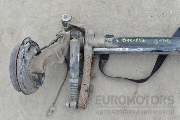 Балка задня в зборі під барабани з ABS Citroen Berlingo 1996-2008 363354 - 2