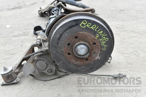 Балка задня в зборі під барабани з ABS Citroen Berlingo 1996-2008 363354 - 3