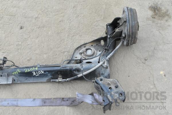 Балка задня в зборі під барабани з ABS Nissan Note (E11) 2005-2013 55501BC64A 363358 - 2