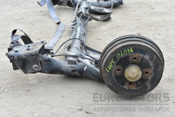 Балка задня в зборі під барабани з ABS Nissan Note (E11) 2005-2013 55501BC64A 363358 - 3