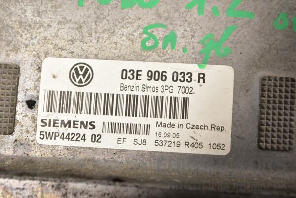 Блок управления двигателем VW Polo 1.2 12V 2001-2009 03E906033R 363372 - 2