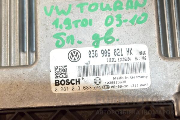 Блок управления двигателем VW Touran 1.9tdi 2003-2010 03G906021HK 363558 - 2