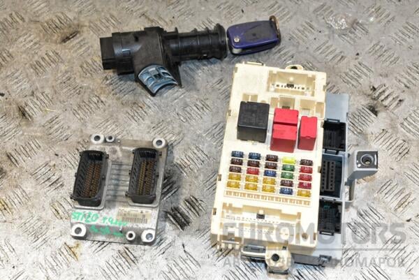 Блок управления двигателем комплект Fiat Stilo 1.4 16V 2001-2007 0261208204 364083 euromotors.com.ua