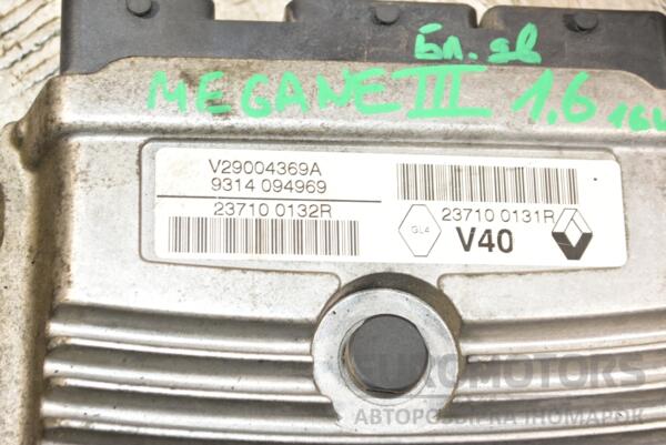 Блок керування двигуном Renault Megane 1.6 16V (III) 2009-2016 237100132R 365682 - 2
