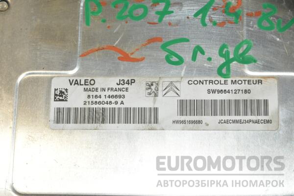 Блок управления двигателем Peugeot 207 1.4 8V 2006-2013 9664127180 365710 - 2