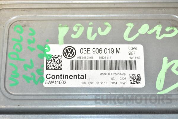 Блок управления двигателем VW Polo 1.2 12V 2009-2016 03E906019M 365741 - 2