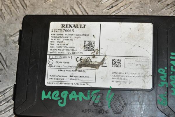 Блок управління навігацією Renault Megane (IV) 2016-2022 282757006R 365793 - 2